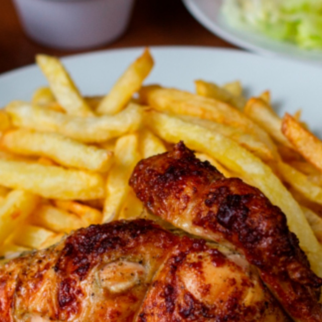 Quarter Pollo a la Brasa [Rotisserie Chicken].