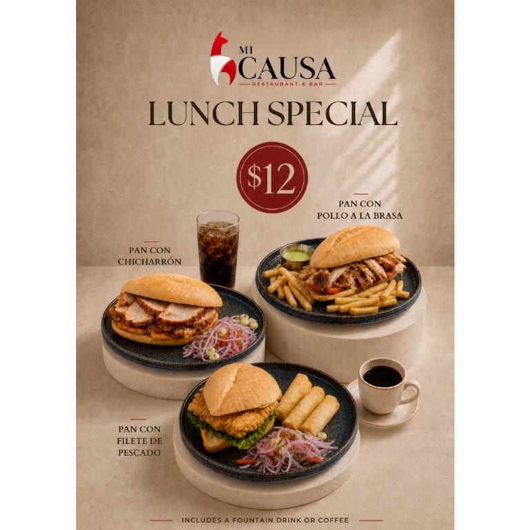 Your $12 Peruvian Lunch Break