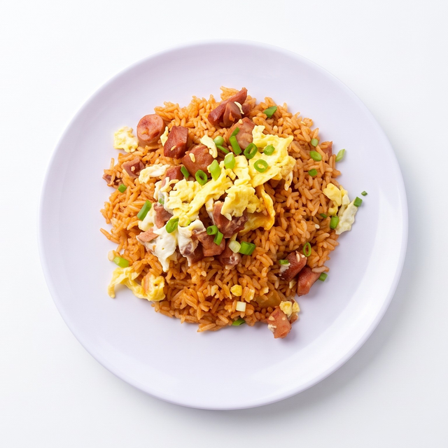 Arroz Chaufa de Pollo [Chicken Fried Rice].