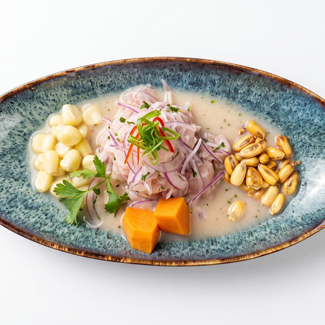 Ceviche Clásico [Classic Fish Ceviche].