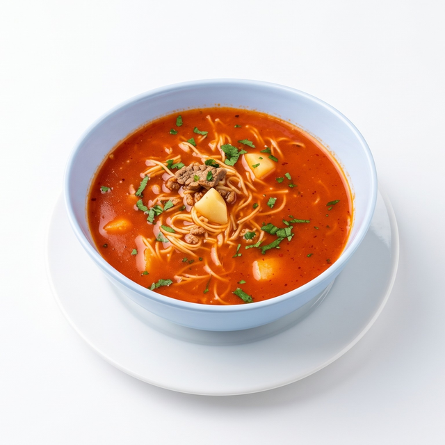 Sustancia de Res [Beef Noodle Soup].