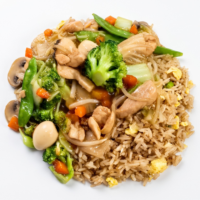 Vegetales con Huevo de Codorniz [Vegetables with Quail Eggs].