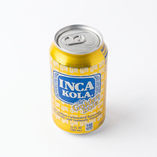 Inca Kola Soda.