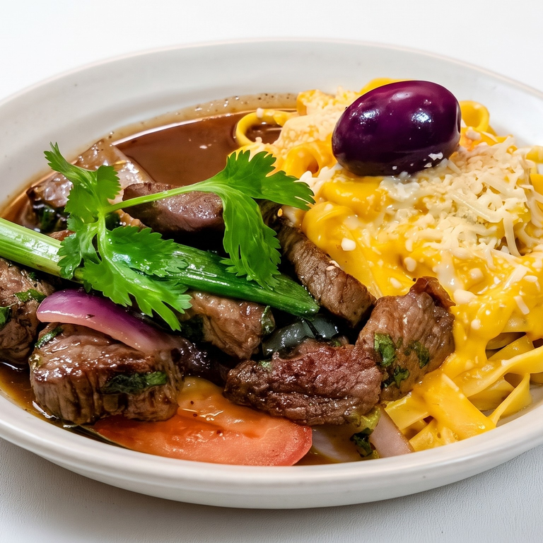 Delicious Lomo Saltado Awaits