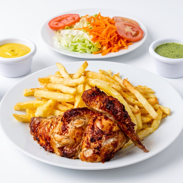 Quarter Pollo a la Brasa [Rotisserie Chicken].