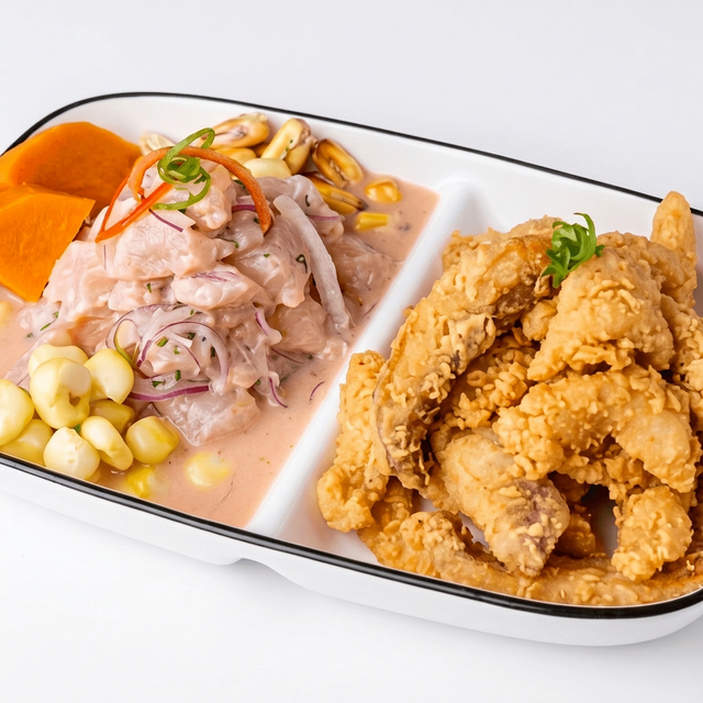 Carretillero [Ceviche & Fried Fish Combo].