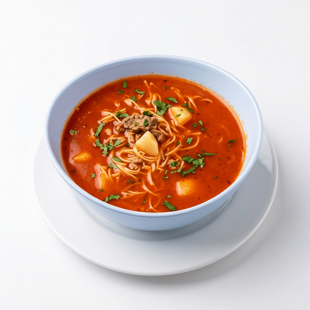Sustancia de Res [Beef Noodle Soup].