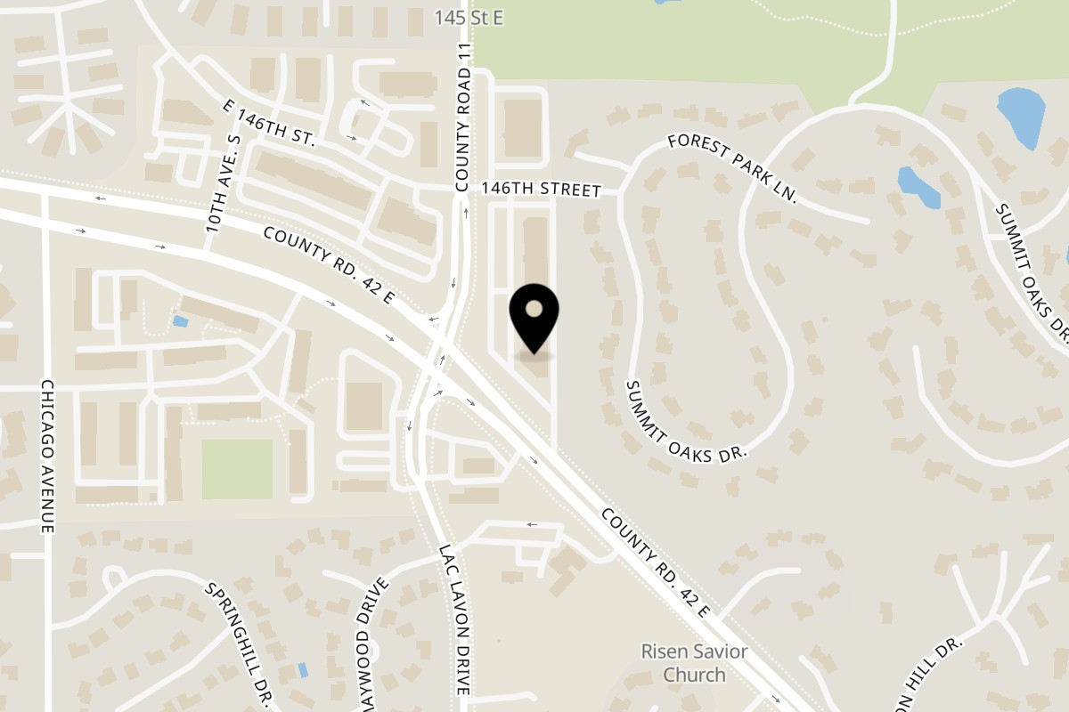 Map showing the location of Mi Causa Restaurant & Bar Burnsville on 14637 Co Rd 11 in Burnsville